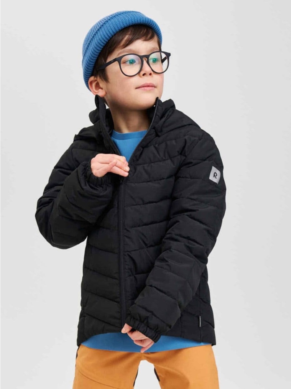 Reima Kids' Uumaja Black Light Insulation Waterproof Jacket—7Y